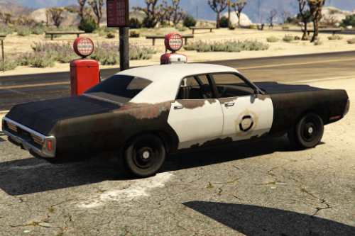 Rusty 71 Dodge Polara Civilian and Ex Police